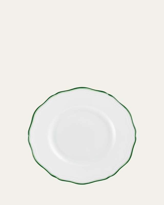Touraine Double Filet Green Bread & Butter Plate